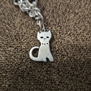 James Avery Silver Cat Charm